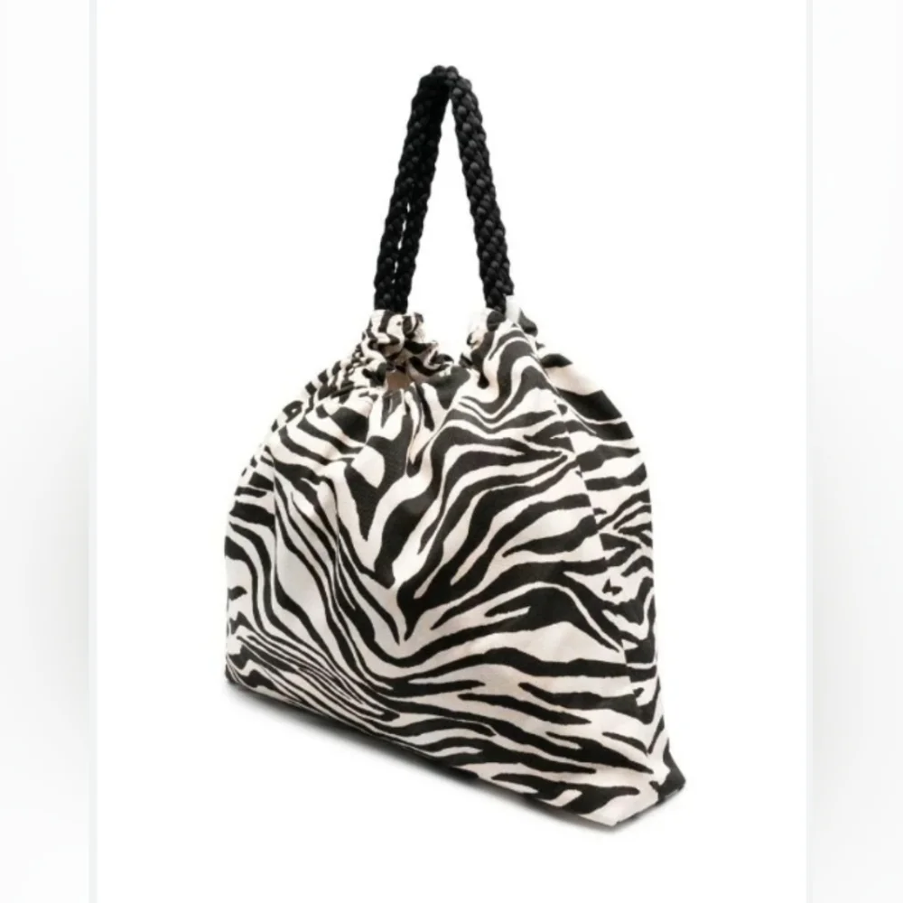 Forte cotton zebra tote